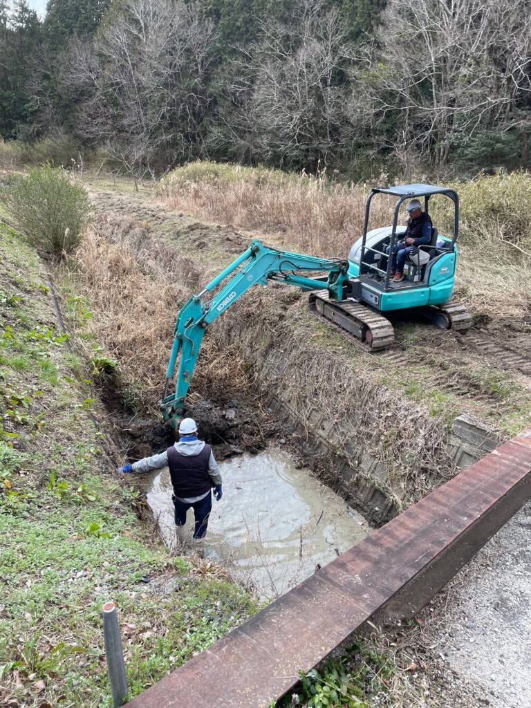 除去工事中